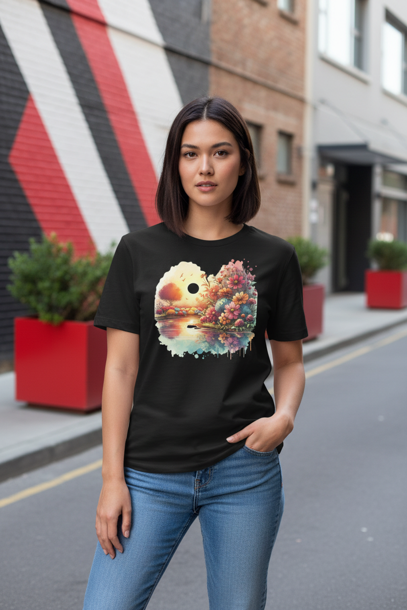 Lifestyle-Foto „See" T-Shirt