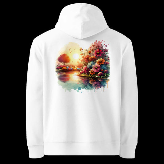 Weiß: Damen Bio Hoodie See Weiß von TextilRebell – GOTS-zertifiziert, 350 g/m², faire Produktion