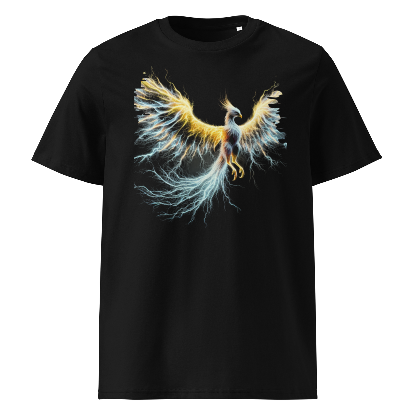 Schwarz: Damen Bio T-Shirt Phönix Schwarz von TextilRebell – GOTS-zertifiziert, 180 g/m², nachhaltiger Streetwear-Style