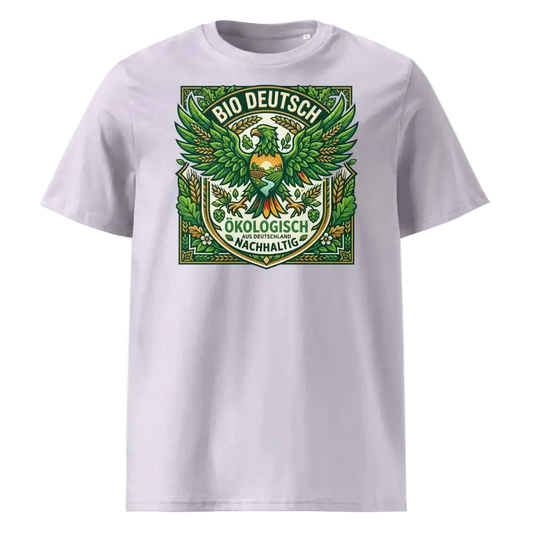 Herren Bio T-Shirt „Deutsch" – Lavendel – GOTS-zertifiziert, 100% Bio-Baumwolle – TextilRebell