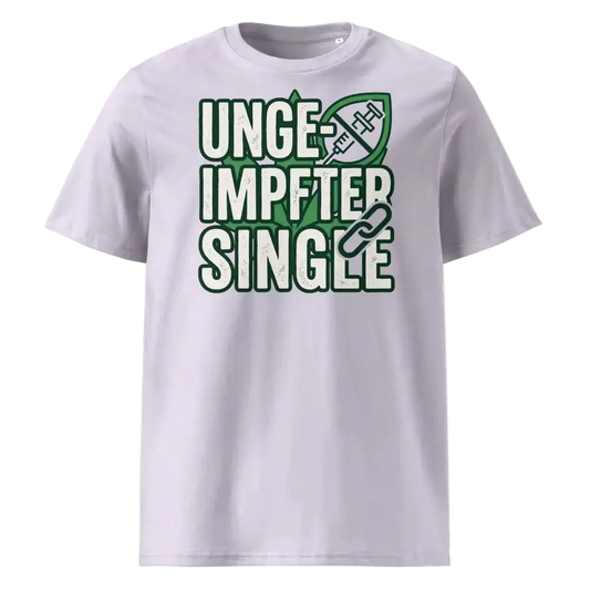 Herren T-Shirt aus Bio-Baumwolle – Single in Lavendel | GOTS & OEKO-TEX zertifiziert | TextilRebell