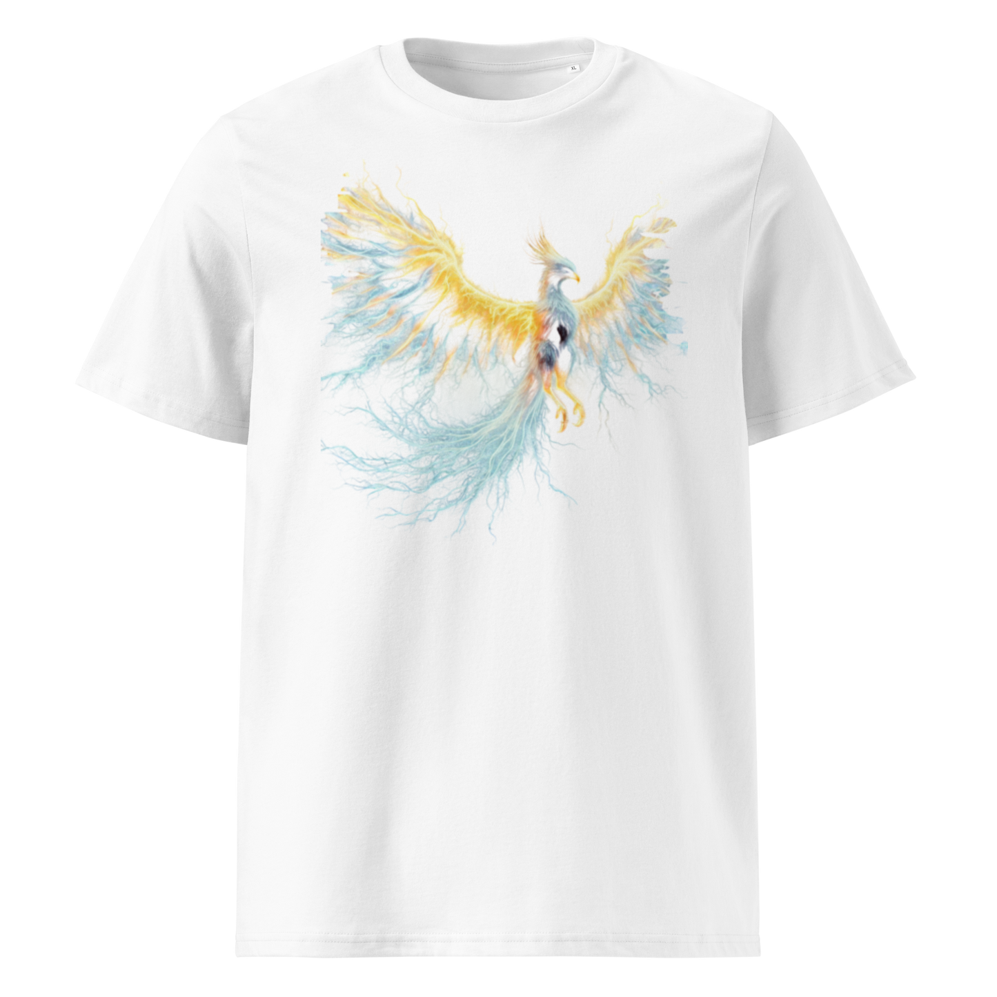 Weiß: Damen Bio T-Shirt Phönix Weiß von TextilRebell – GOTS-zertifiziert, 180 g/m², faire Produktion