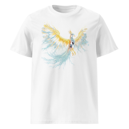 Weiß: Damen Bio T-Shirt Phönix Weiß von TextilRebell – GOTS-zertifiziert, 180 g/m², faire Produktion