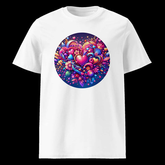 Damen T-Shirt Bio-Baumwolle GOTS TextilRebell „Herzen“