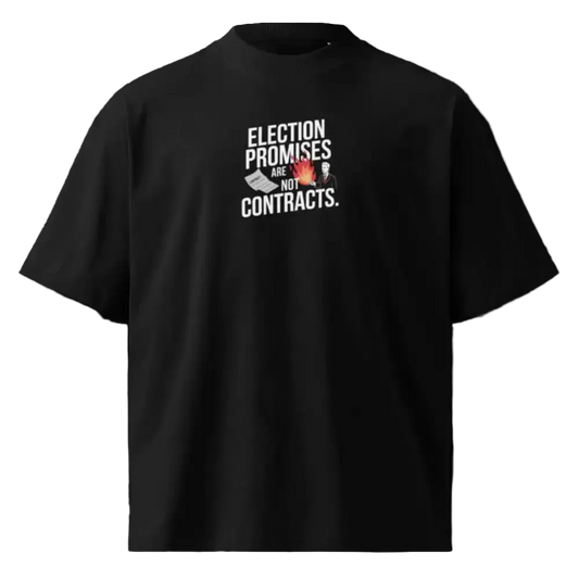 Herren Bio T-Shirt Verträge Schwarz von TextilRebell – GOTS-zertifiziert, Oversized, 100% Bio-Baumwolle, nachhaltiger Streetwear-Style