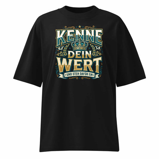 Oversized T-Shirt Schwarz – 100% Bio-Baumwolle, 200 g/m², GOTS & OCS zertifiziert | TextilRebell