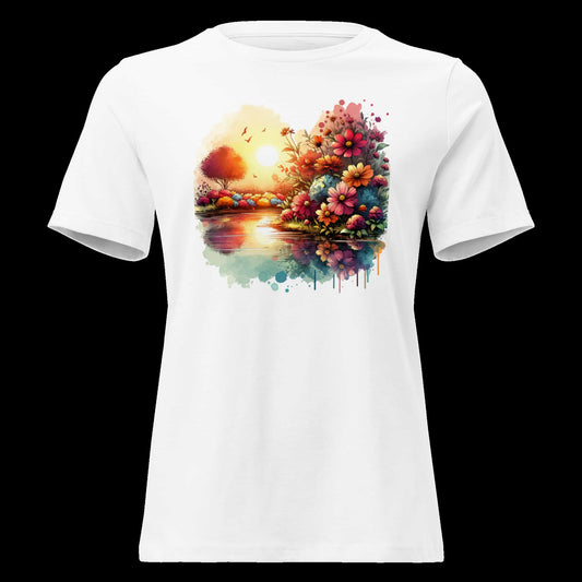 WeiΓ: Lockeres Damen Bio T-Shirt See WeiΓ von TextilRebell β GOTS-zertifiziert, entspannter Schnitt, faire Produktion