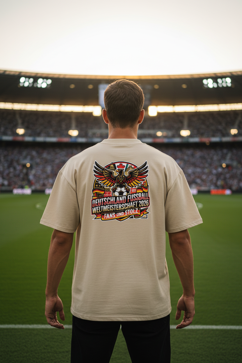Adler T-Shirt Stein mit Model