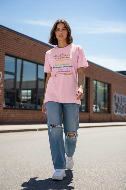 Damen Bio T-Shirt „Der Weg zum ICH BIN" von TextilRebell – 100% Bio-Baumwolle, GOTS-zertifiziert, stückgefärbt, nachhaltige Streetwear