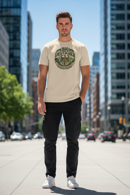  Herren Bio T-Shirt Desert Dust mit Bio Deutscher Adler Print – GOTS-zertifiziert | TextilRebell