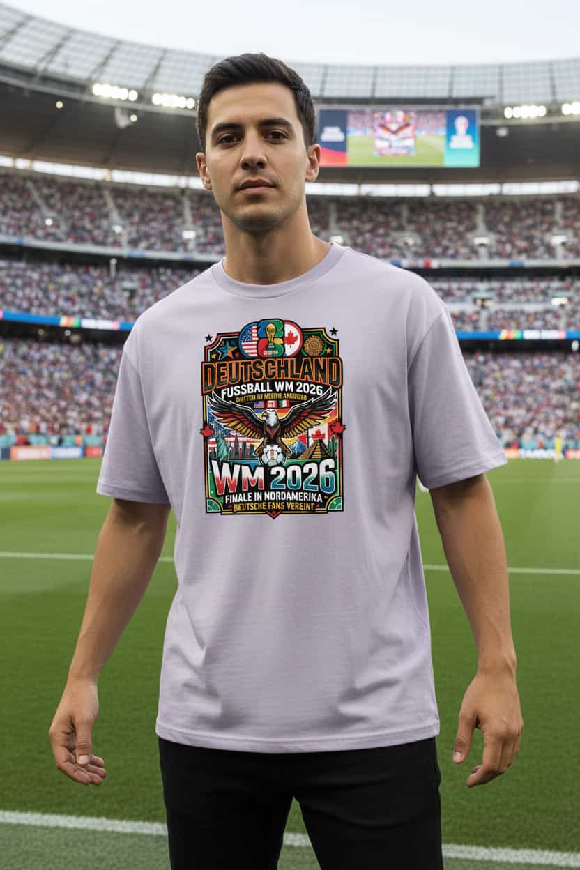Lavendel: Herren Bio T-Shirt WM Finale Lavendel von TextilRebell – 100% GOTS-zertifizierte Bio-Baumwolle, nachhaltige Mode