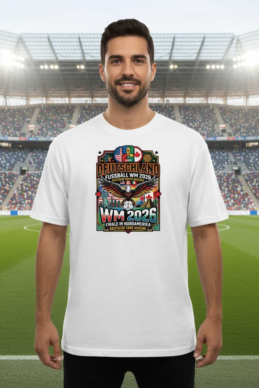 Weiß: Herren Bio T-Shirt WM Finale Weiß von TextilRebell – 100% GOTS-zertifizierte Bio-Baumwolle, nachhaltiger Streetwear-Style