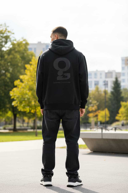 Herren Bio Hoodie Question Everything Schwarz – Model Park