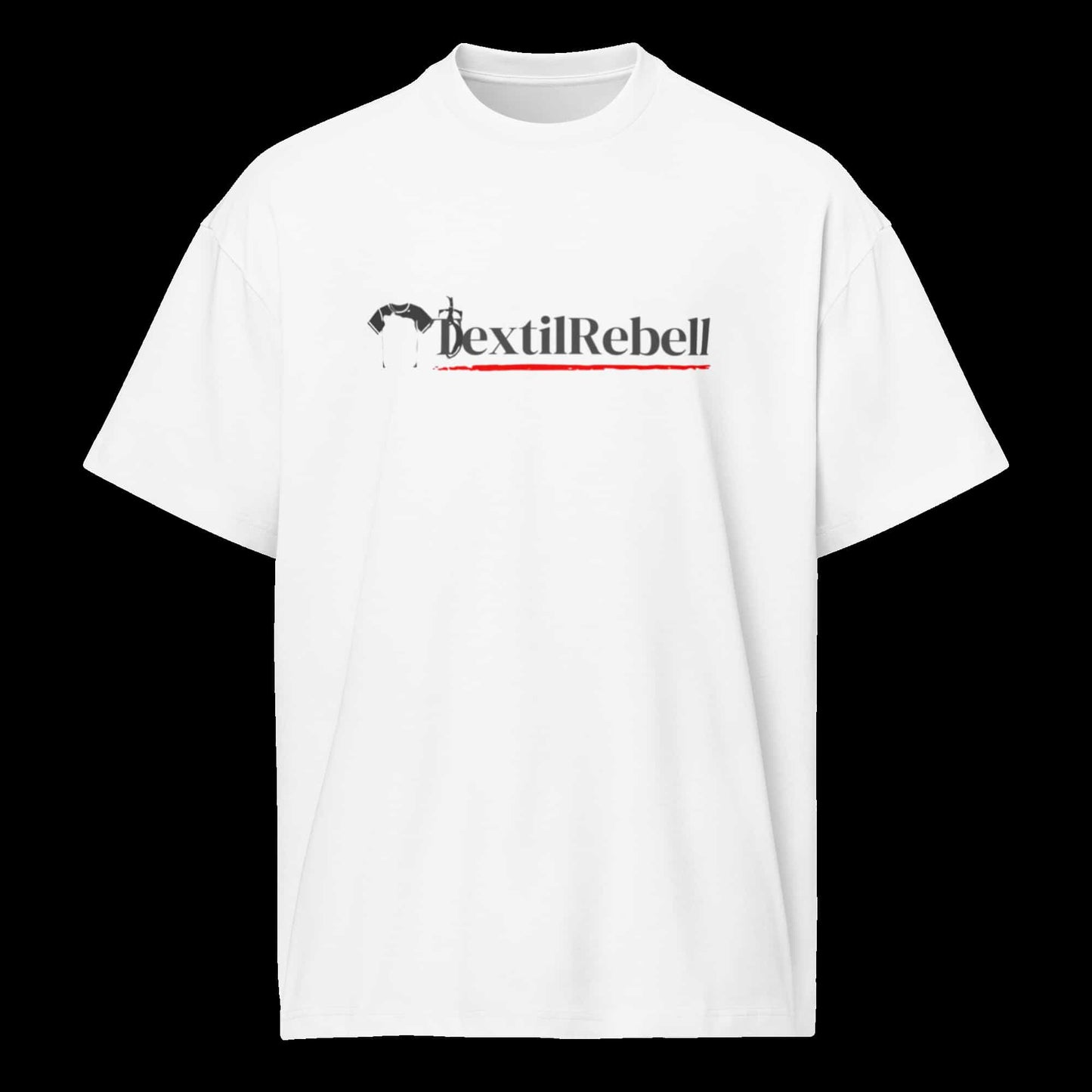 Herren Oversized Boxy T-Shirt Weiß von TextilRebell – 100% Bio-Baumwolle, GOTS-zertifiziert, nachhaltiger Style