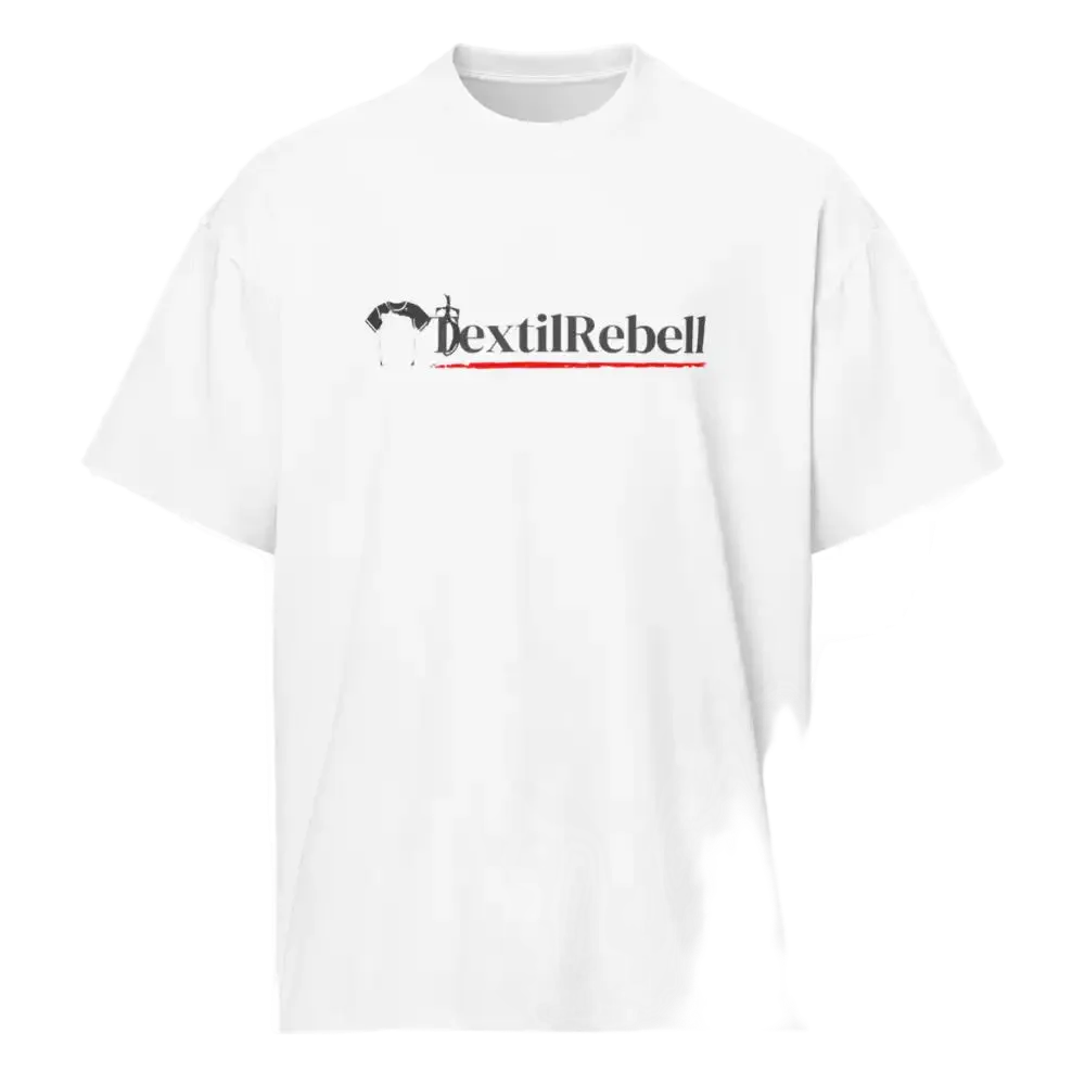 Herren Oversized Boxy T-Shirt Weiß von TextilRebell – 100% Bio-Baumwolle, GOTS-zertifiziert, nachhaltiger Style