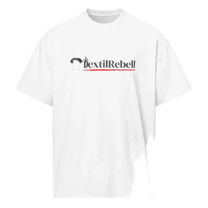 Herren Oversized Boxy T-Shirt Weiß von TextilRebell – 100% Bio-Baumwolle, GOTS-zertifiziert, nachhaltiger Style