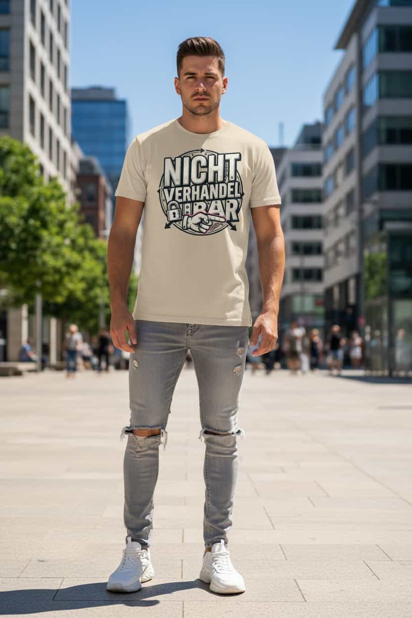 „Herren Bio T-Shirt Desert Dust – GOTS-zertifiziert | TextilRebell"