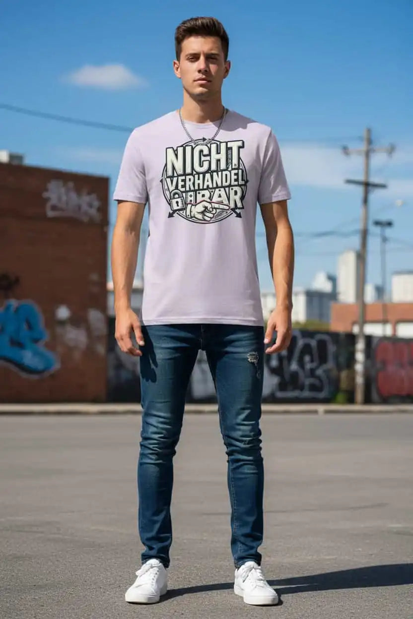 „Herren Bio T-Shirt Lavendel – GOTS-zertifiziert | TextilRebell"