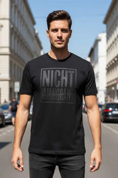 Schwarz – Männer Streetwear Lifestyle – 100% Bio-Baumwolle GOTS zertifiziert – TextilRebell