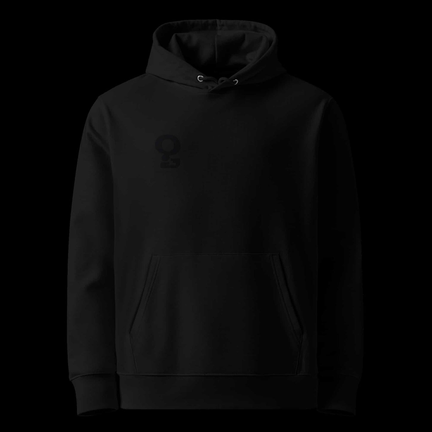 Herren Bio Hoodie Question Everything Schwarz – Model Park
