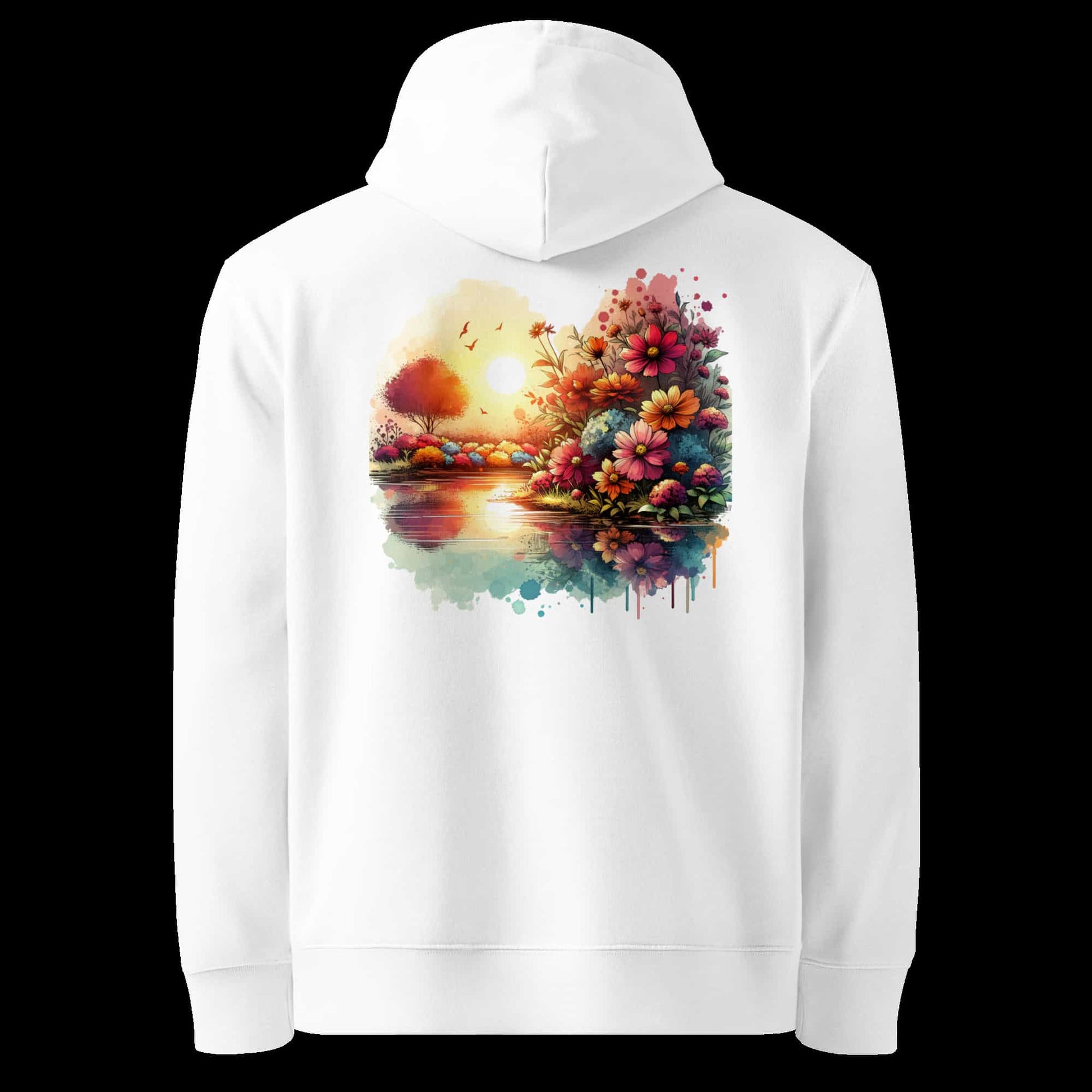 Weiß: Damen Bio Hoodie See Weiß von TextilRebell – GOTS-zertifiziert, 350 g/m², faire Produktion