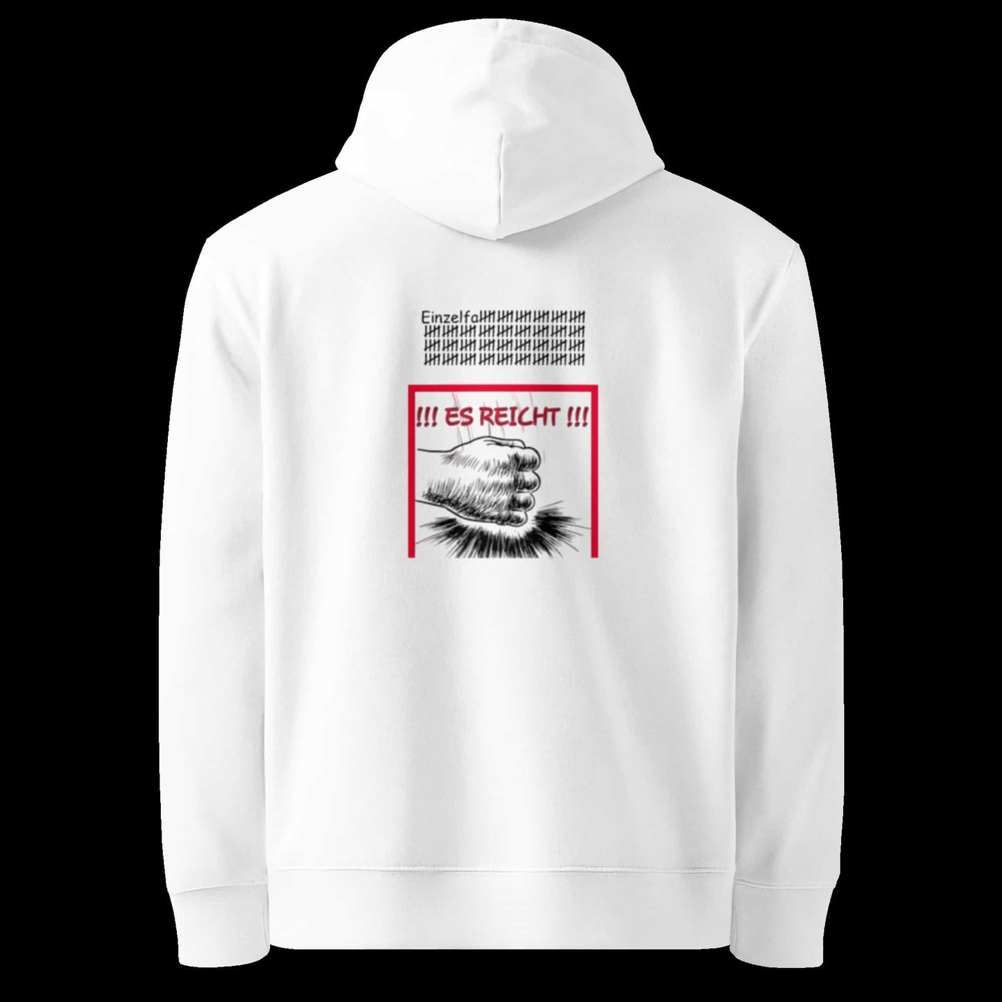 Men's Organic Cotton Hoodie GOTS TextilRebell "That's Enough"