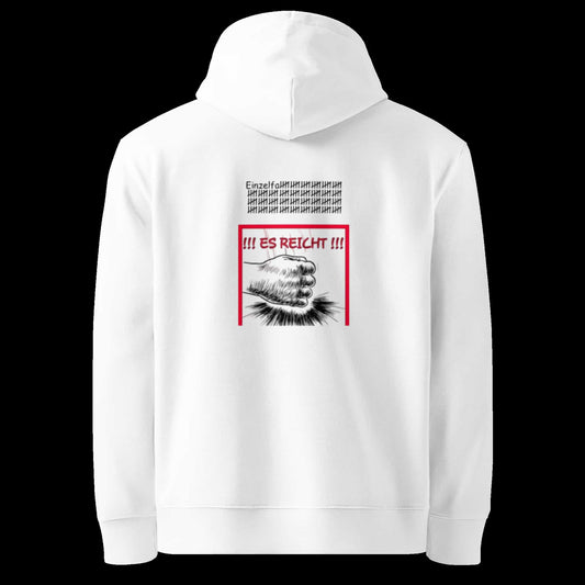 Men's Organic Cotton Hoodie GOTS TextilRebell "That's Enough"