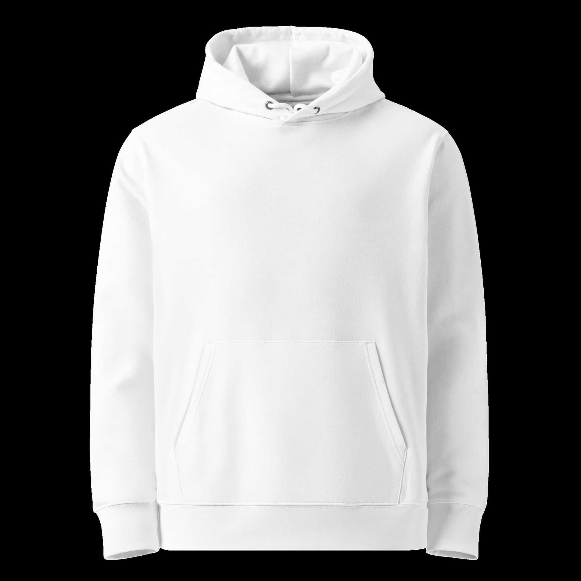 Weiß: Herren Bio Hoodie Es Reicht Weiß von TextilRebell – GOTS-zertifiziert, 100% Bio-Baumwolle, faire Produktion
