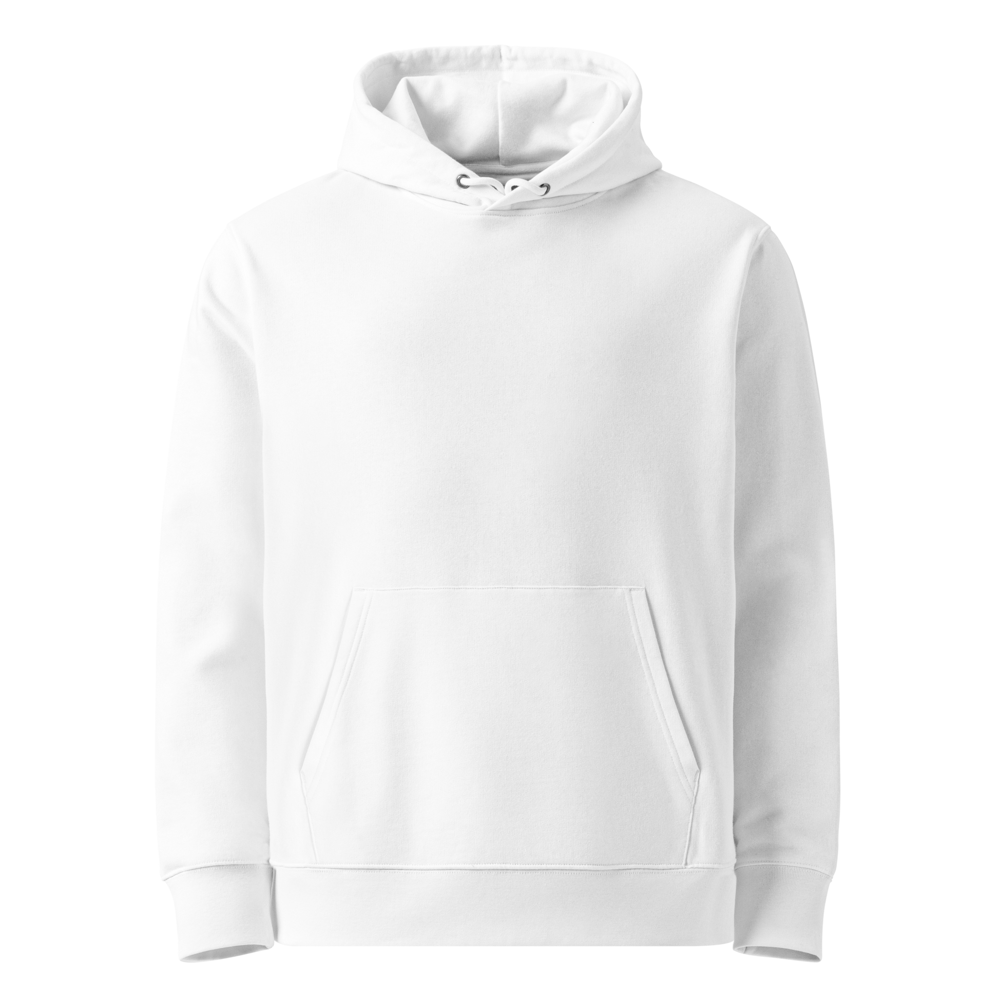 Weiß: Herren Bio Hoodie Es Reicht Weiß von TextilRebell – GOTS-zertifiziert, 100% Bio-Baumwolle, faire Produktion
