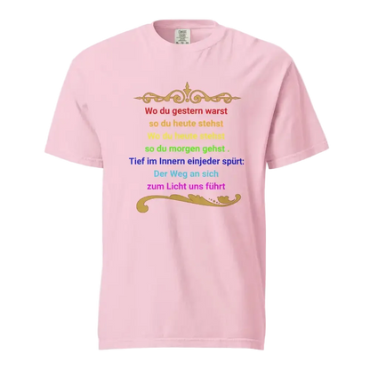 Damen Bio T-Shirt „Der Weg zum ICH BIN" von TextilRebell – 100% Bio-Baumwolle, GOTS-zertifiziert, stückgefärbt, nachhaltige Streetwear