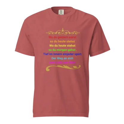 Damen Bio T-Shirt „Der Weg zum ICH BIN" von TextilRebell – 100% Bio-Baumwolle, GOTS-zertifiziert, stückgefärbt, nachhaltige Streetwear