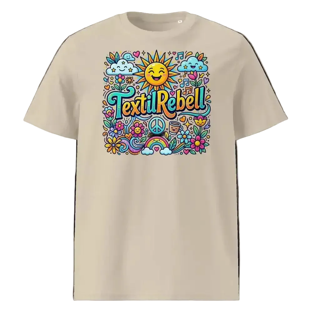 Damen Bio-Baumwolle T-Shirt GOTS-zertifiziert „Sonne" – TextilRebell