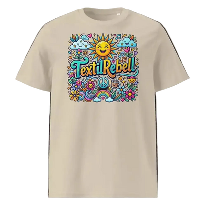 Damen Bio-Baumwolle T-Shirt GOTS-zertifiziert „Sonne" – TextilRebell