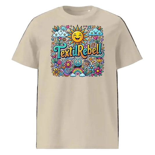 Damen Bio-Baumwolle T-Shirt GOTS-zertifiziert „Sonne" – TextilRebell