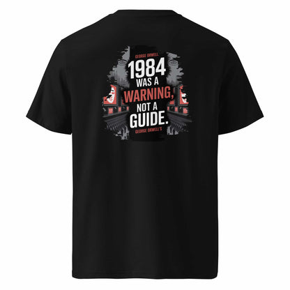 Schwarz: Herren Bio T-Shirt 1984 Schwarz von TextilRebell – GOTS-zertifiziert, 180 g/m², nachhaltiger Streetwear-Style