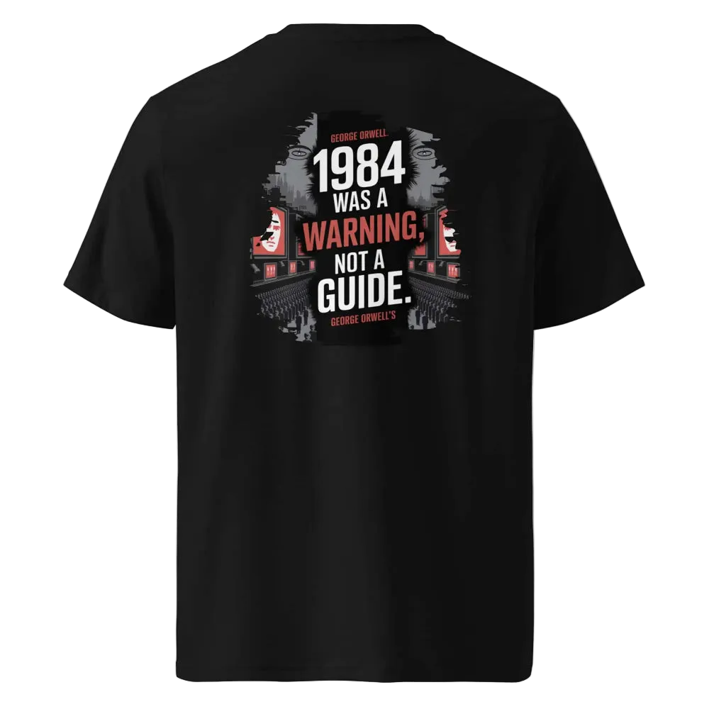 Herren Bio T-Shirt 1984 Schwarz von TextilRebell – GOTS-zertifiziert, 180 g/m², nachhaltiger Streetwear-Style