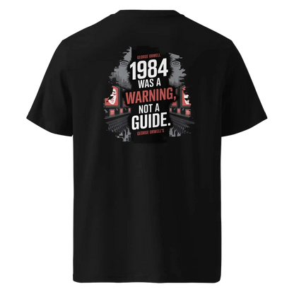 Herren Bio T-Shirt 1984 Schwarz von TextilRebell – GOTS-zertifiziert, 180 g/m², nachhaltiger Streetwear-Style