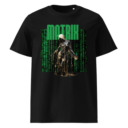 Schwarz: Herren Bio T-Shirt Matrix Schwarz von TextilRebell – GOTS-zertifiziert, 180 g/m², nachhaltiger Streetwear-Style