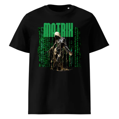 Herren Bio T-Shirt Matrix Schwarz von TextilRebell – GOTS-zertifiziert, 180 g/m², nachhaltiger Streetwear-Style