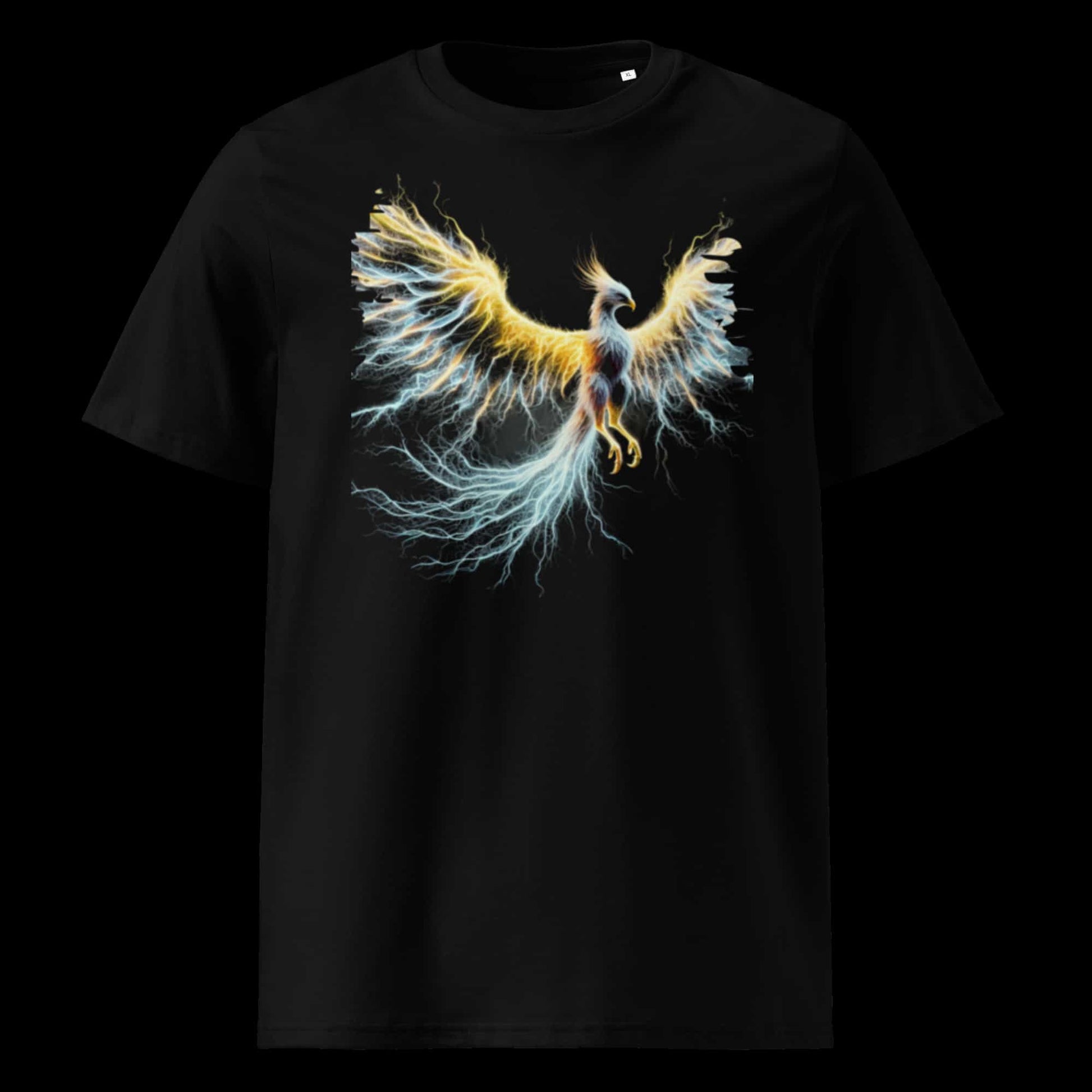 Damen Bio T-Shirt Phönix Schwarz von TextilRebell – GOTS-zertifiziert, 180 g/m², nachhaltiger Streetwear-Style
