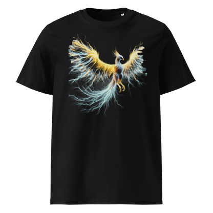 Schwarz: Damen Bio T-Shirt Phönix Schwarz von TextilRebell – GOTS-zertifiziert, 180 g/m², nachhaltiger Streetwear-Style