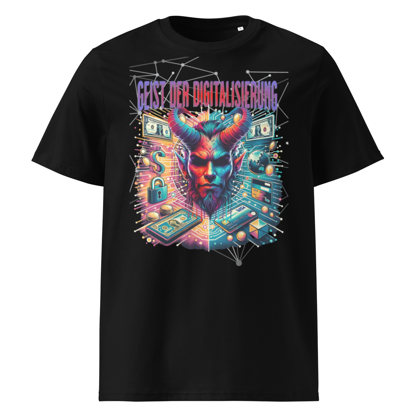 Herren Bio-Baumwoll T-Shirt "Digital" – Nachhaltiger Streetwear-Style