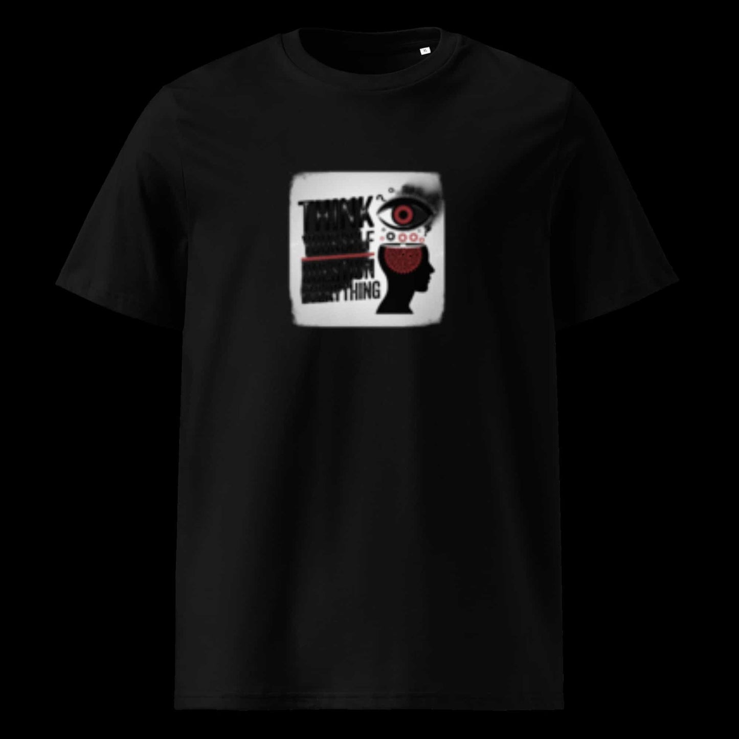 Schwarz: Herren Bio T-Shirt Denk Schwarz von TextilRebell – GOTS-zertifiziert, 180 g/m², nachhaltiger Streetwear-Style