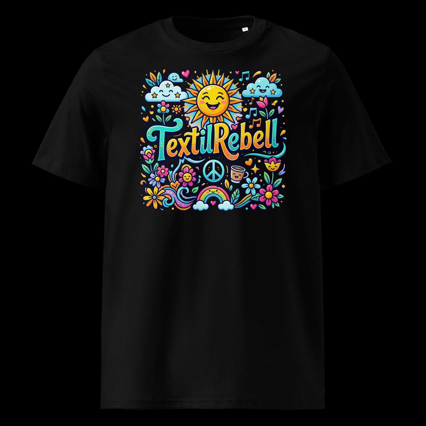 Damen Bio-Baumwolle T-Shirt GOTS-zertifiziert „Sonne" – TextilRebell
