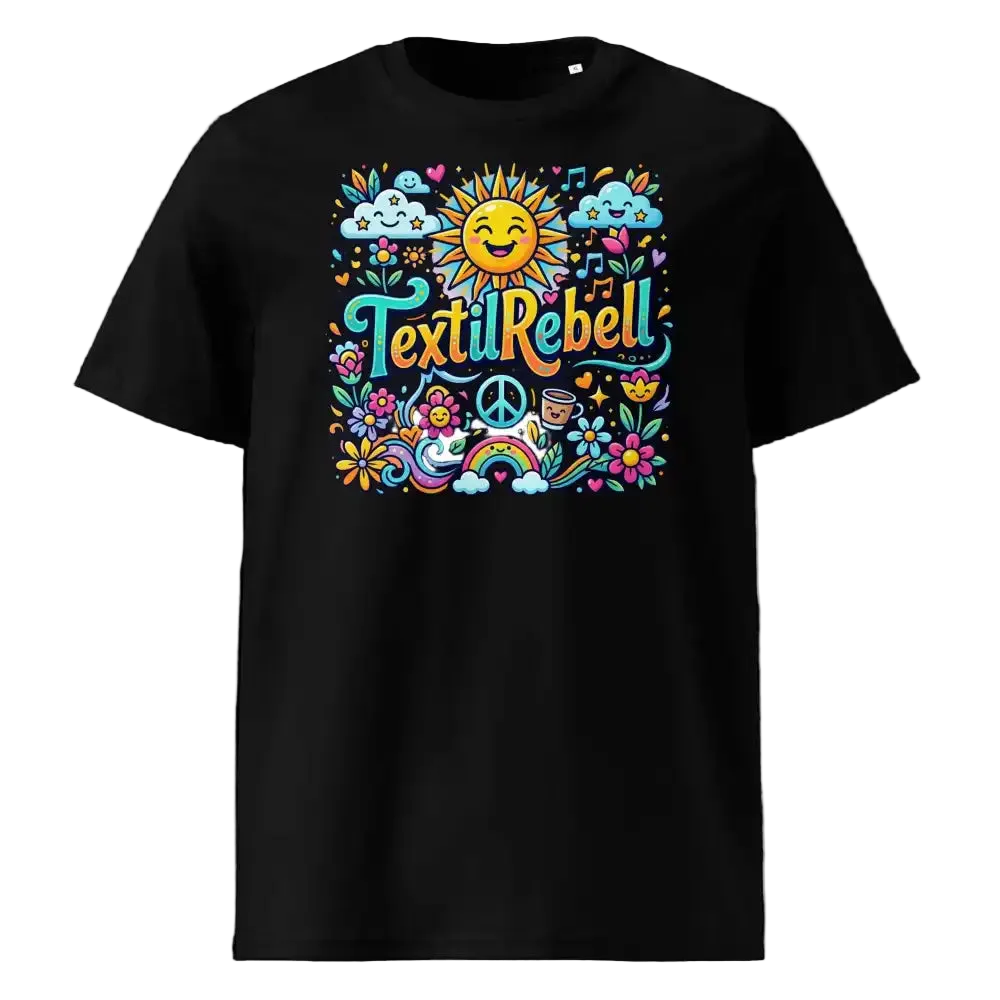 Damen Bio-Baumwolle T-Shirt GOTS-zertifiziert „Sonne" – TextilRebell