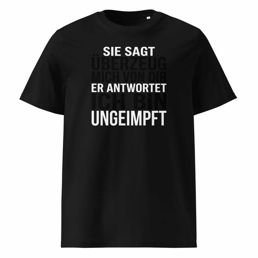 Schwarz – „...in Schwarz – TextilRebell, GOTS-zertifiziert..."