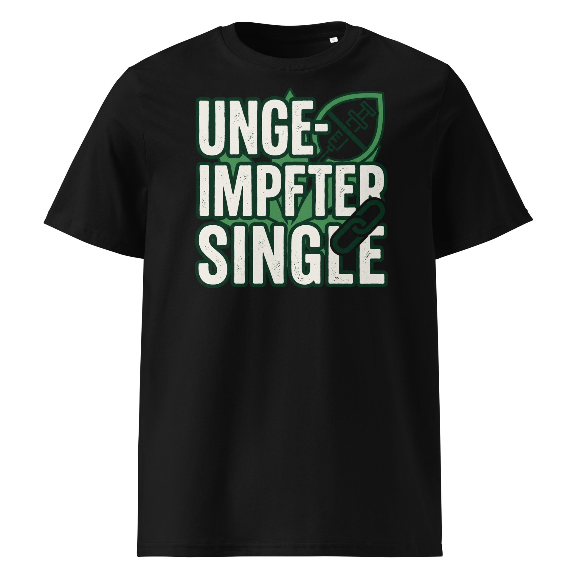 Herren T-Shirt aus Bio-Baumwolle – Single in Schwarz | GOTS & OEKO-TEX zertifiziert | TextilRebell