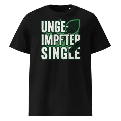 Herren T-Shirt aus Bio-Baumwolle – Single in Schwarz | GOTS & OEKO-TEX zertifiziert | TextilRebell