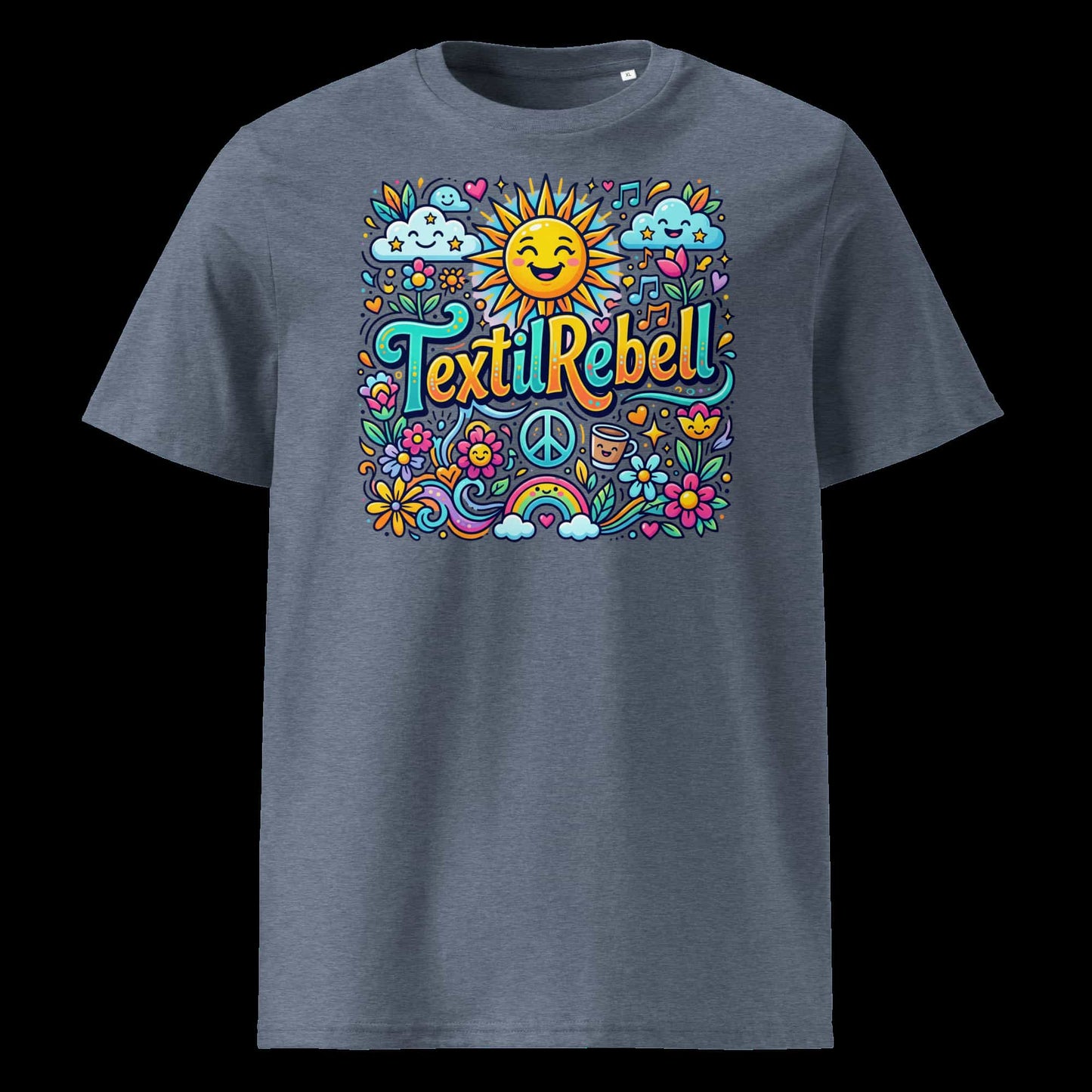 Damen Bio-Baumwolle T-Shirt GOTS-zertifiziert „Sonne" – TextilRebell