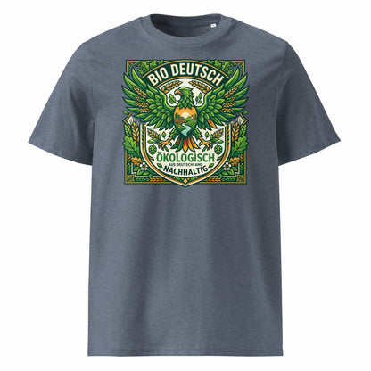 Herren Bio T-Shirt „Deutsch" – Rot – GOTS-zertifiziert, 100% Bio-Baumwolle – TextilRebell